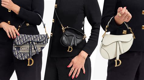 size of dior saddle bag|dior saddle bag on model.